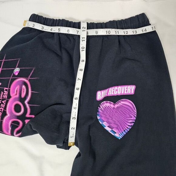Insomniac EDC Las Vegas Rave Recovery Sweatpants M Black EDM Festival Pants Rare - Picture 7 of 8